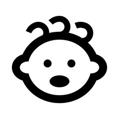 Obraz premium Surprised Baby Face