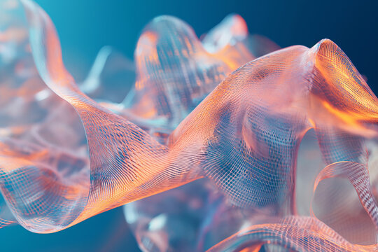 Abstract nacar 3d shape