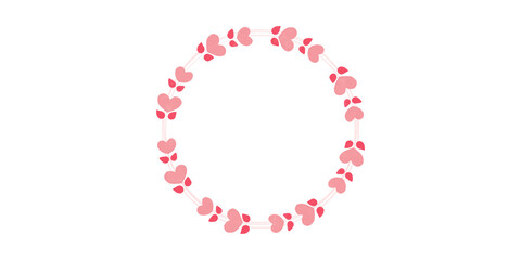 Circle Hearts PNG