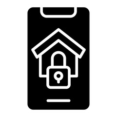 Home Security App Icon Style