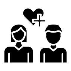 Couple Counseling Icon Style