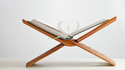 wooden stand for reciting the Koran