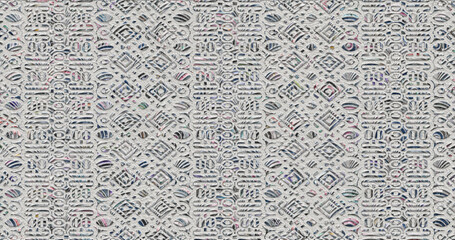 Obraz premium geometric 3d structure wallpaper pattern, digital decorative interior background texture, ceramic tile, carpet, cover, card.