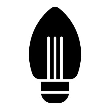 Candle Bulb Icon Style
