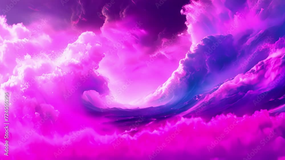 Poster witness the raw power of b as swirling waves of vibrant color and motion pulsate with incredible for