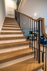 modern staircase detail elements complete project