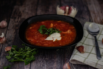 Comida de carne y verduras deliciosa 