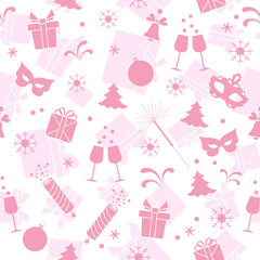 Pattern New year Merry Christmas tree Holiday Gift