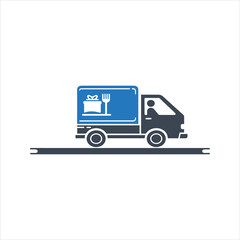 Curbside pickup icon. Order pickup logo