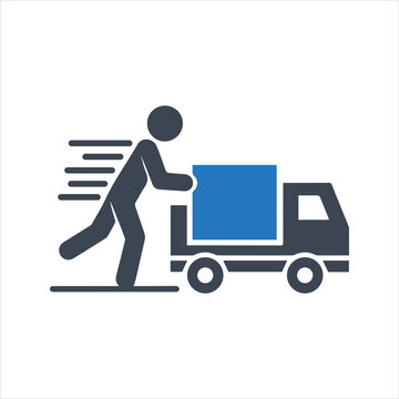 recommend clip art: Curbside pickup icon. Order pickup logo