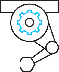 Robotic Arm Icon
