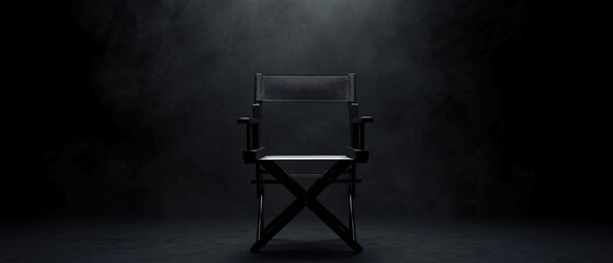 Black director chair