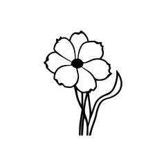 illustration of a flower, a beautiful flower.