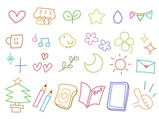 手描きボールペン風イラスト