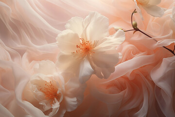 Beautiful delicate flowers on light background, closeup. Floral design