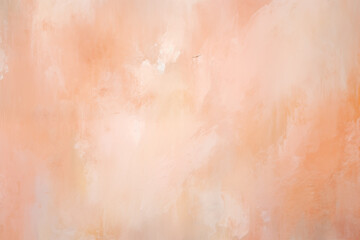 Fototapeta premium Abstract orange background with grunge texture and watercolor brush strokes