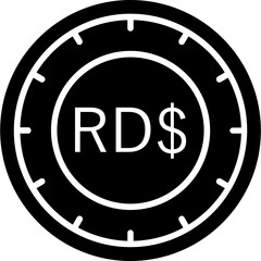 Dominican Republic Peso Coin Icon