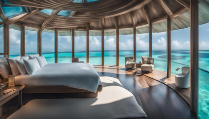 Fototapeta premium luxury swimming pool