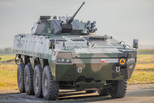 Ostrava Czech republic 2022-09-20
The KTO Rosomak is an 8&times;8 multi-role military vehicle produced by Rosomak S.A.