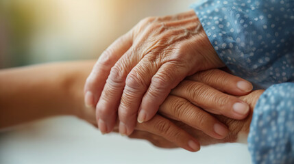 Close up of Two People Holding Hands