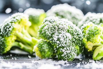 Frozen broccoli florets
