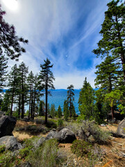Scenic Zephyr Cove along the stunning Lake Tahoe in California
