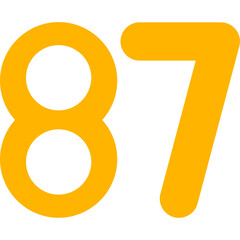 Eighty seven Icon