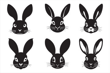 Silhouette Vector design of a Rabbit icon