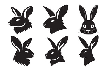 Silhouette Vector design of a Rabbit icon