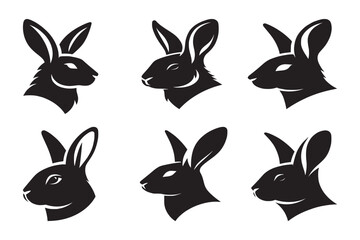 Silhouette Vector design of a Rabbit icon