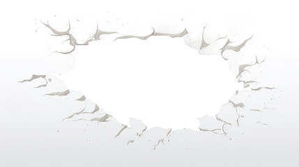 Cracked white wall with space for your text
