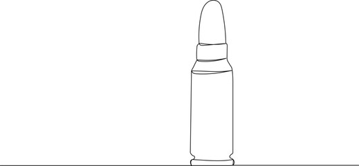 cartridge, sketch line drawing vector