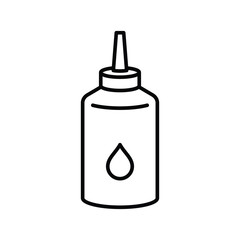 sewing oil icon vector design template simple and clean