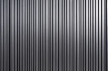Close-up background vertical lines full frame. Gray steel wall abstract textured. Art concept and style for design, textures and wallpaper. Copy space