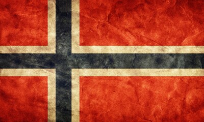 Old Norwegian Flag 1