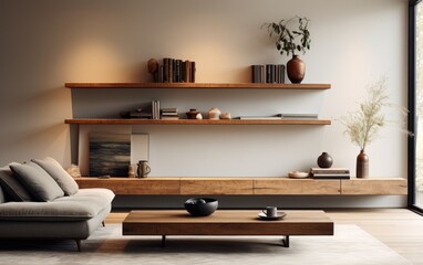Wall Mounted Shelves for Minimalist Living
