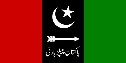 pakistan People's Party Sign and Flag