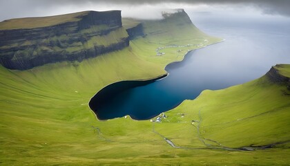 Sorvagsvatn Lake Faroe Islands Denmark