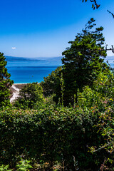Paisaje en las Islas Cies.