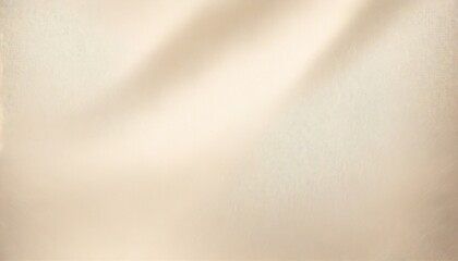 light beige grainy gradient background vanilla toned blurry cosmetics background silk drapery...
