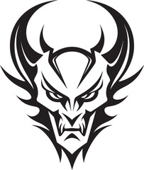 Hydras Might Vector Icon, Unyielding Power Krakens Grip Black Logo, Depths of Mystery