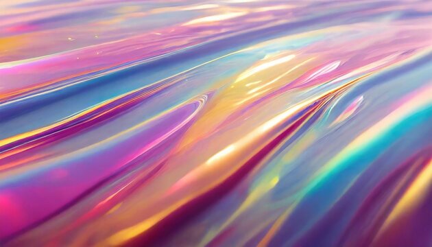 abstract colourful holographic liquid background