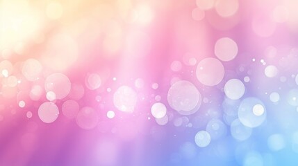 Pastel bokeh abstract light background