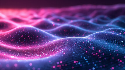 background of waves pink and purple with sparkles