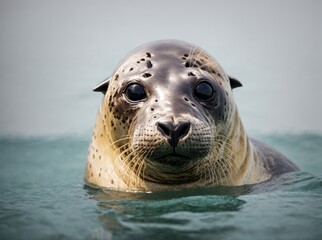 Obraz premium Sea Lion in the Water