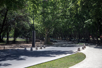 A view of the park