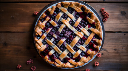 Saskatoon Berry Pie, Canadian food