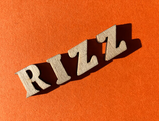 Rizz, slang word meaning charisma