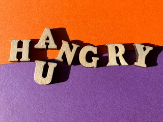 Hungry and Angry, making the blended word known as a portmanteau, Hangry