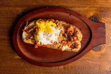 Shakshuka over toast